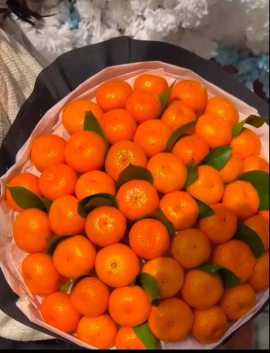 Трендовые мандарины букеты