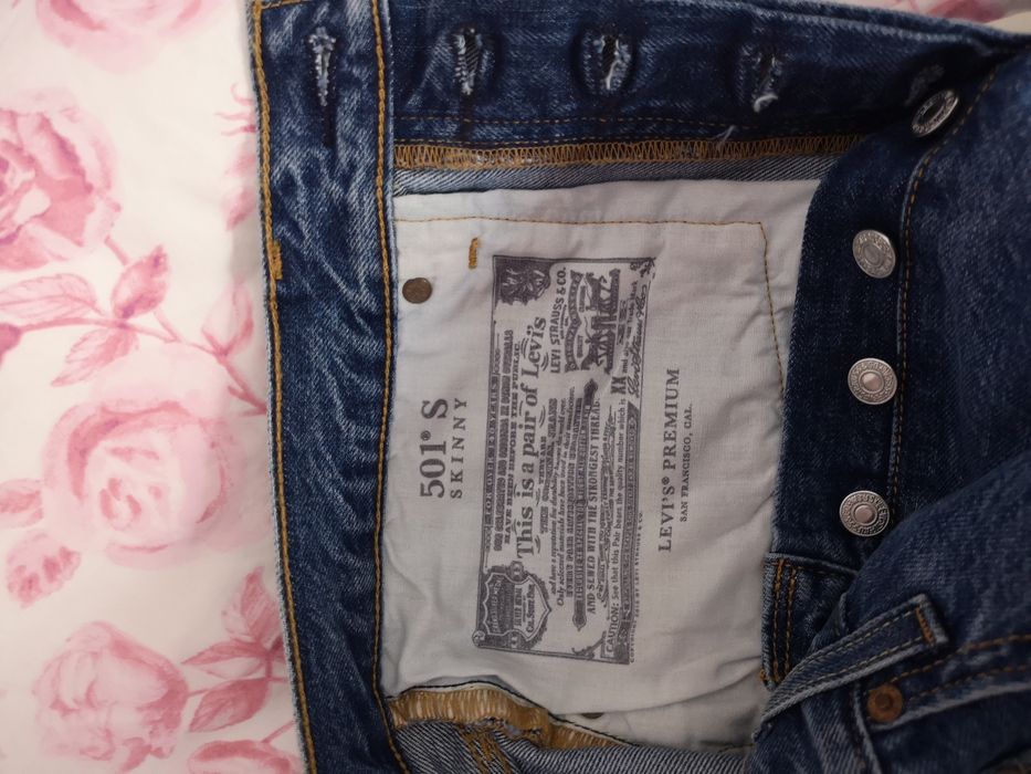 Blugi Levis 501 skinny 30x32 si  29x30