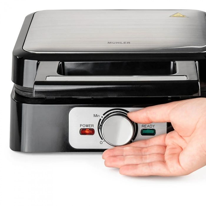 Нов уред за гофрети белгийска вафла Muhler MHT-1666WXL, 1600W
