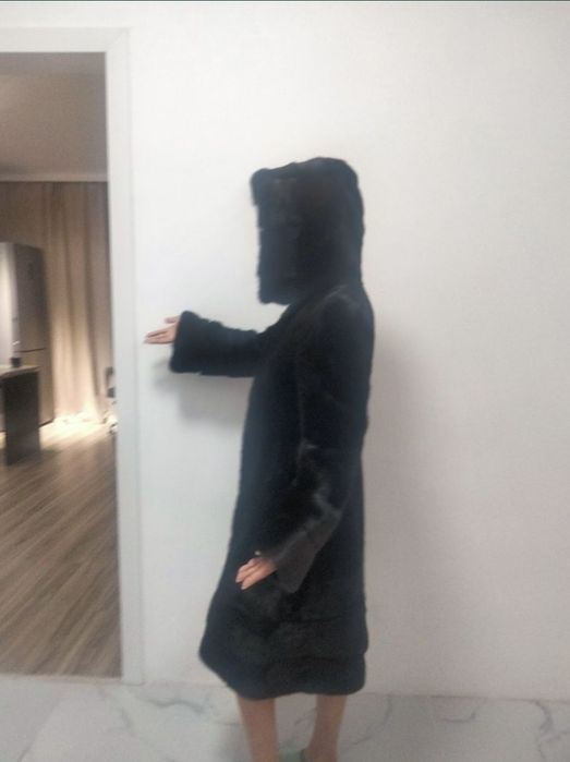 Шуба норковая чёрный бриллиант