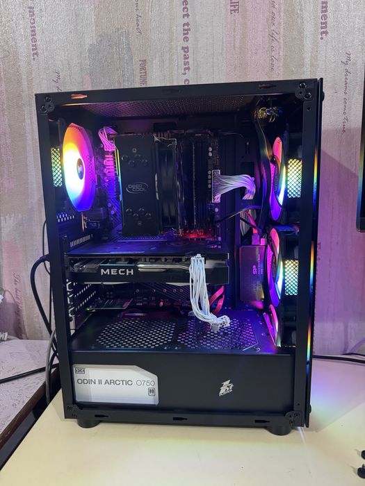 Геймърски компютър Ryzen 5 3600X | RX 6600 8GB | 16GB | 500GB SSD + 1TB HDD