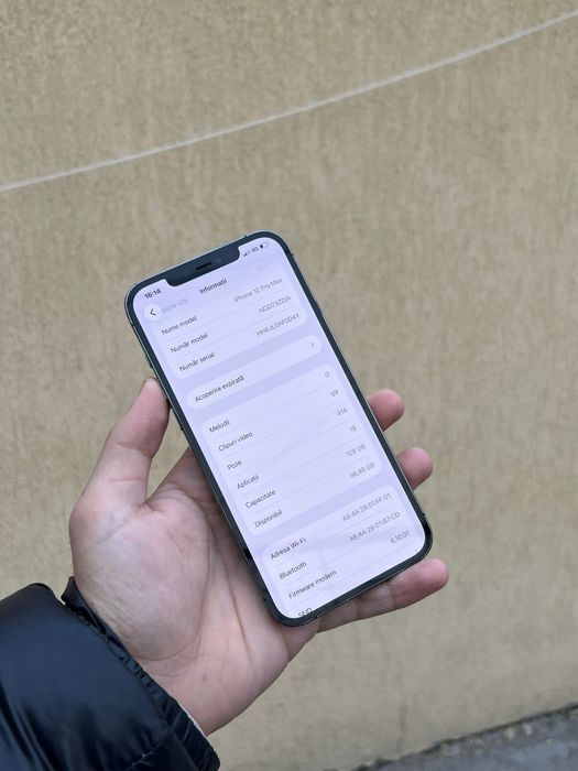 Vând IPhone 12 Pro Max Graphite 128GB