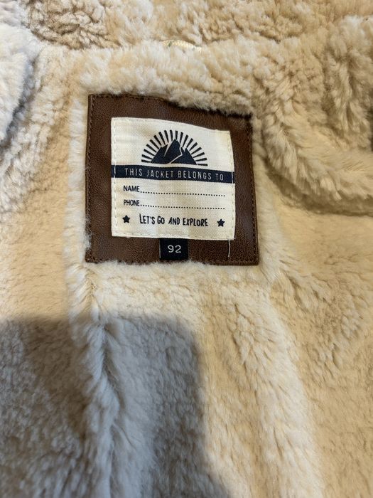 Geacă îmblanită de piele pentru copiii