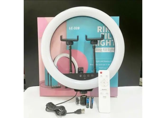 Селфи лампа со штативом 33 см