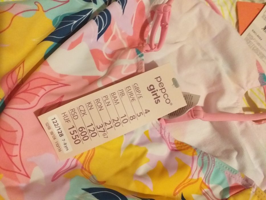 Детски дрехи за момиче цял бански пола рокля блузка тениска джапанки