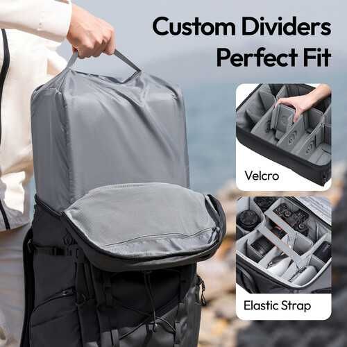 Ulanzi AB01 – Професионална фото раница 38L за камера и оборудване