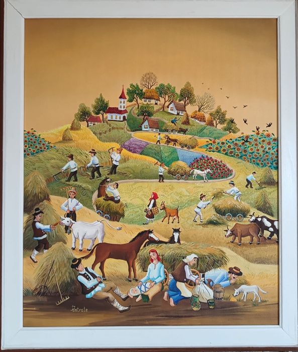 Tablou arta naiva Maricela Istrate