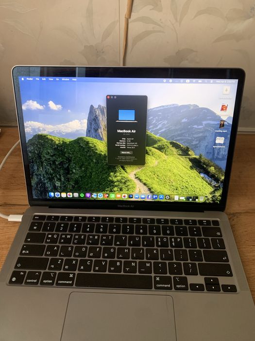 Macbook air m1 13’3 256/8 92%