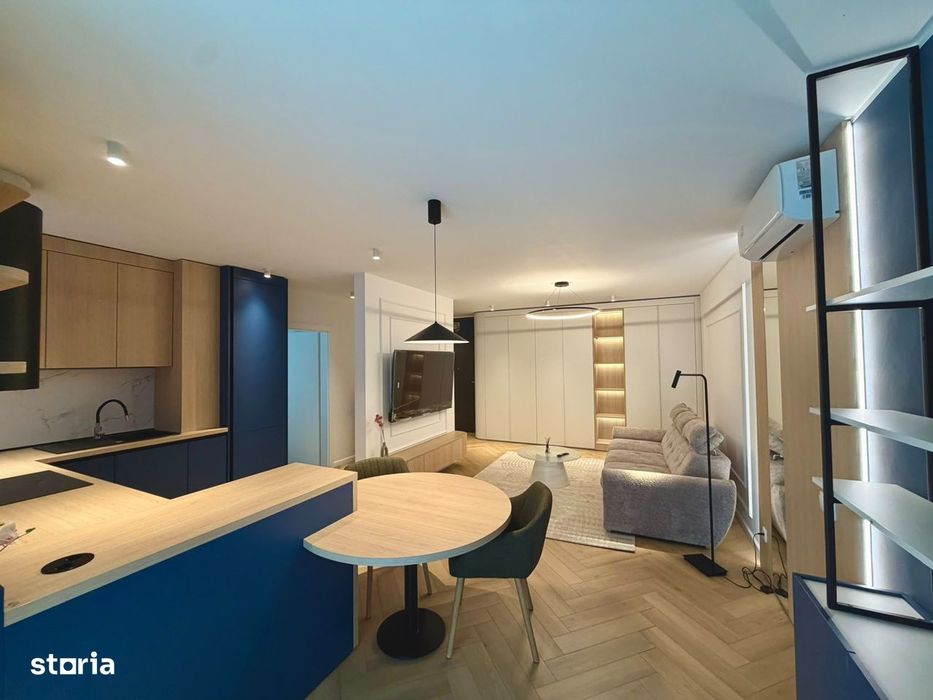 Apartament 2 camere ULTRAFINISAT 56 mp - Parcare subterana - Prima în