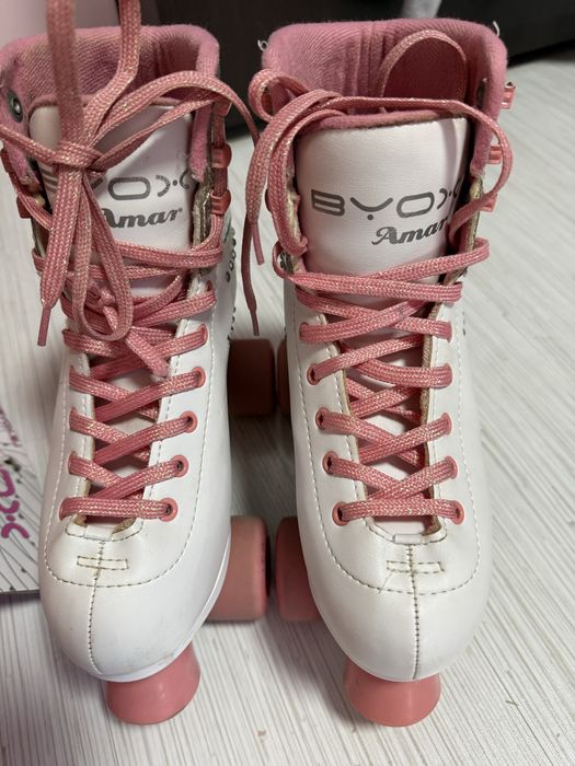 Детски кънки Byox, Amar 2, бял, 35-38, 7 + години