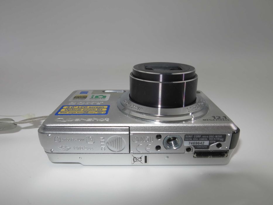 Sony Cyber-shot W290 компактен цифров фотоапарат, дигитална камера, оптика Zeiss супер качество, като НОВ, пълен комплект, работи отлично!