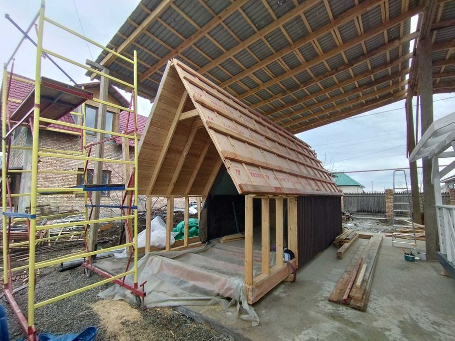 Строительство дома под ключ, каркасные и модульные дома, бани