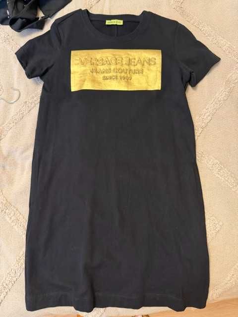 Rochie Versace neagru  / auriu