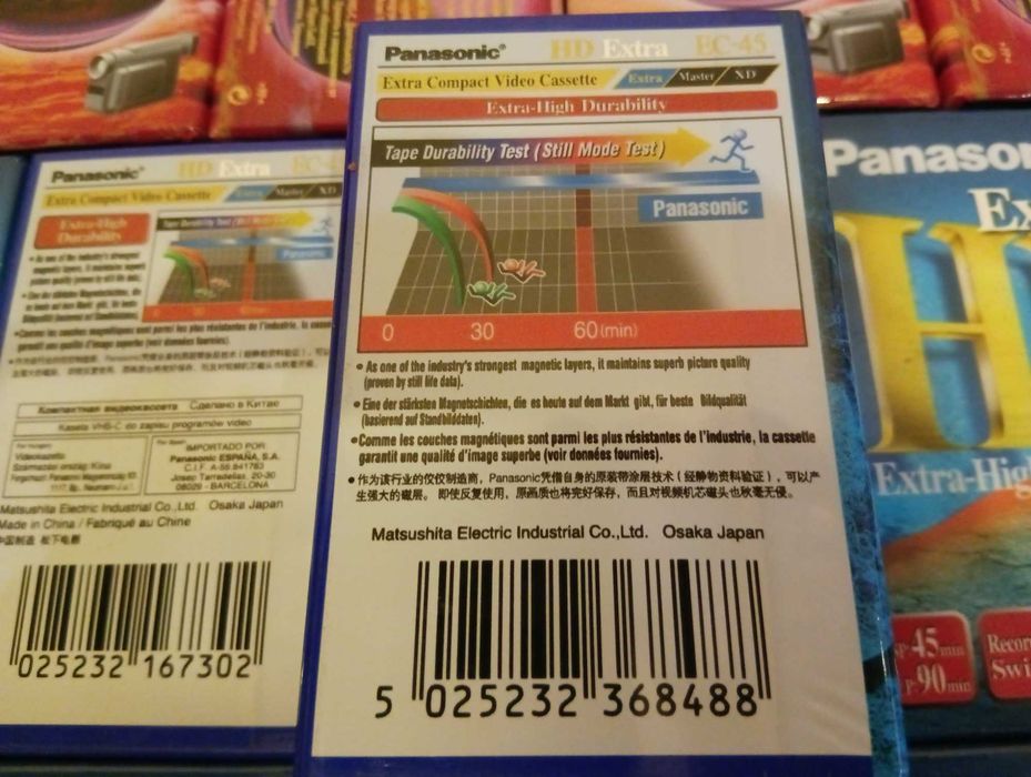 Кассеты в формате VHS-C
