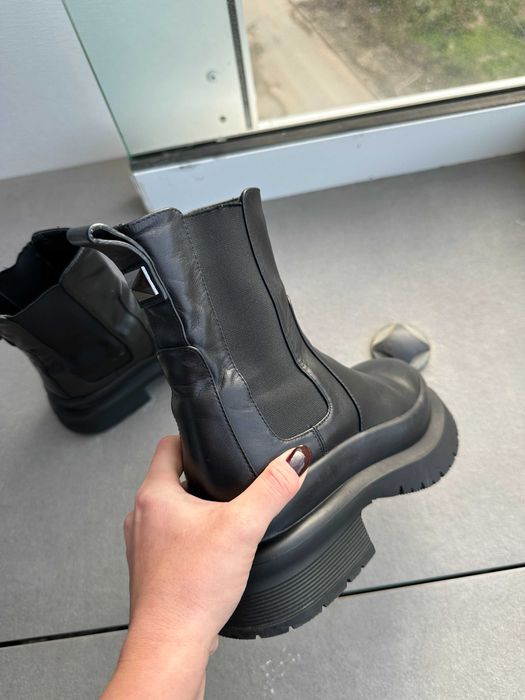 Ghete de dama Valentino 35/36 din piele naturala