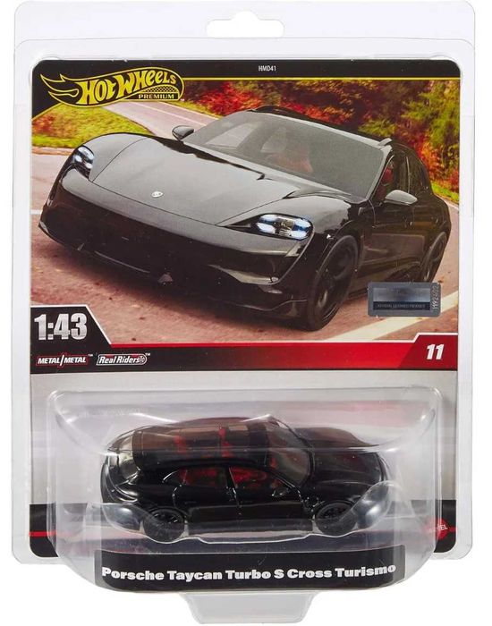1:43 Hot Wheels Premium Porsche Taycan Turbo S Cross Turismo
