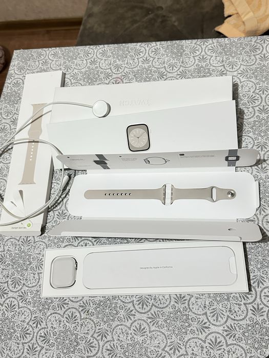 Apple watch 8 series, 41мм - Бежевый, как новый!