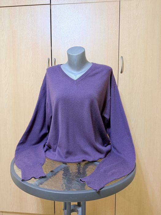 Мъжки пуловер Рlаcenza. 100% кашмир. Pазмер XL/L.