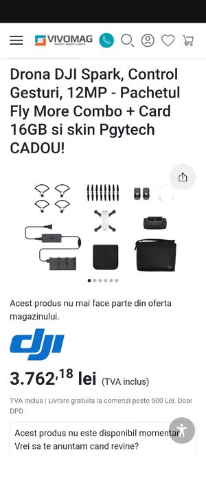 Drona dji spark verde