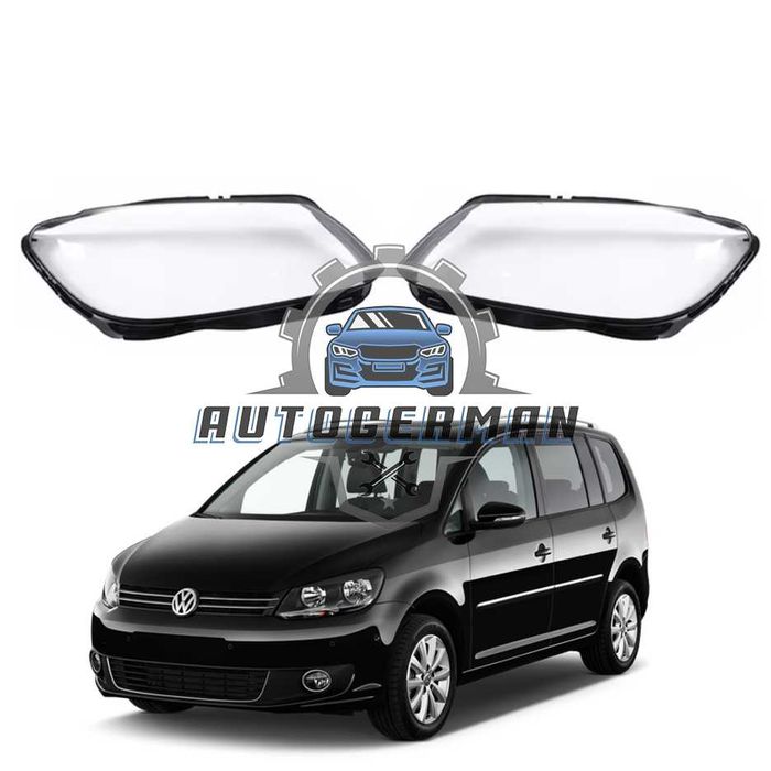 Капаци фарове Volkswagen VW Touran (12) стъкло фар крушки Фолксваген Тоуран xenon