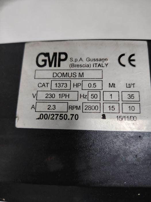 Electropompa carburanti DOMUS M