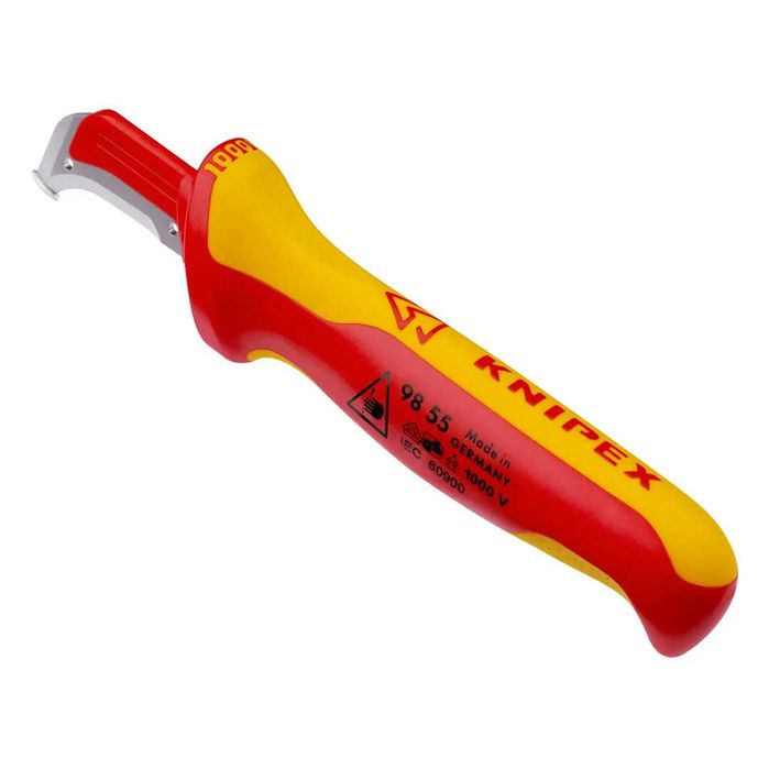 Диэлектрический нож / KNIPEX VDE izolyatsiya pichog'i