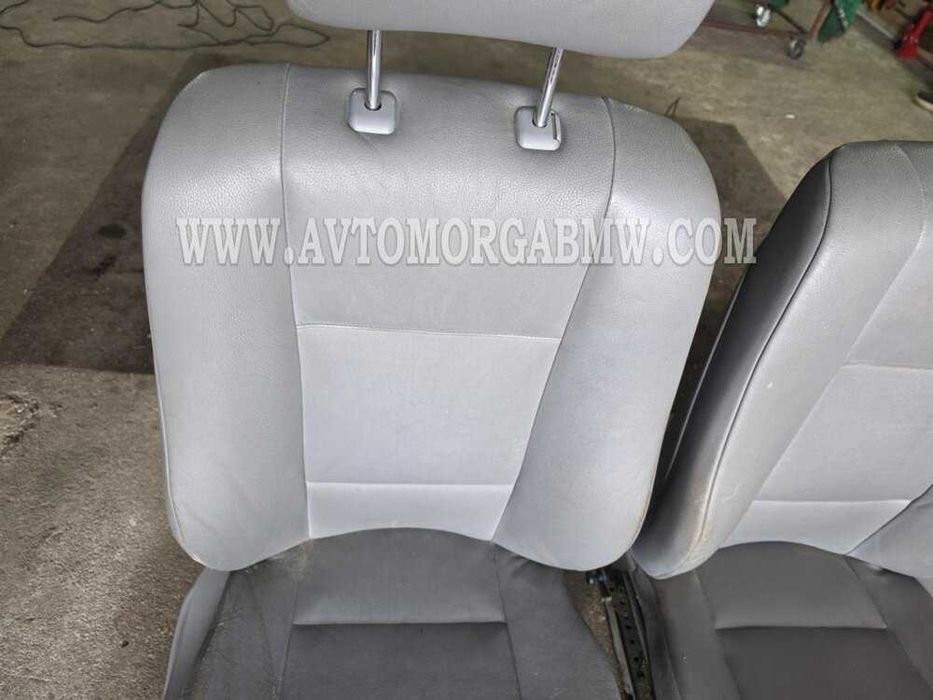 Сив кожен салон БМВ Х5 Е53 BMW X5 E53
