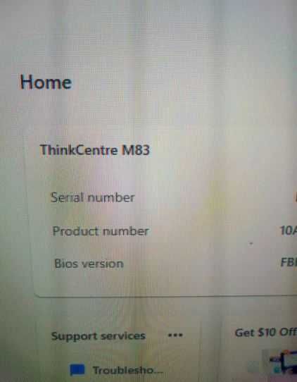 Lenovo ThinkCentre M83 Intel i5-4570 8GB DDR3 500 GB HDD
