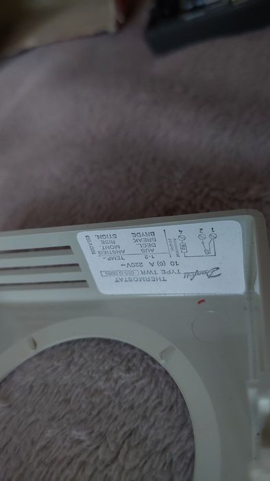 Termostat cu termometru Danfoss vintage
