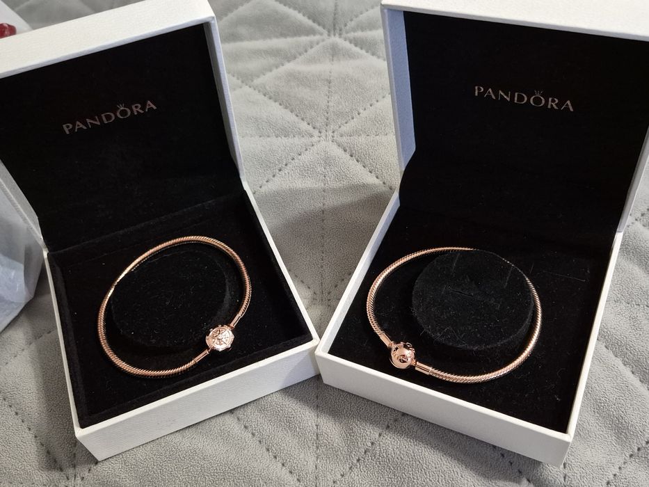Нови оригинални гривни Pandora rose gold