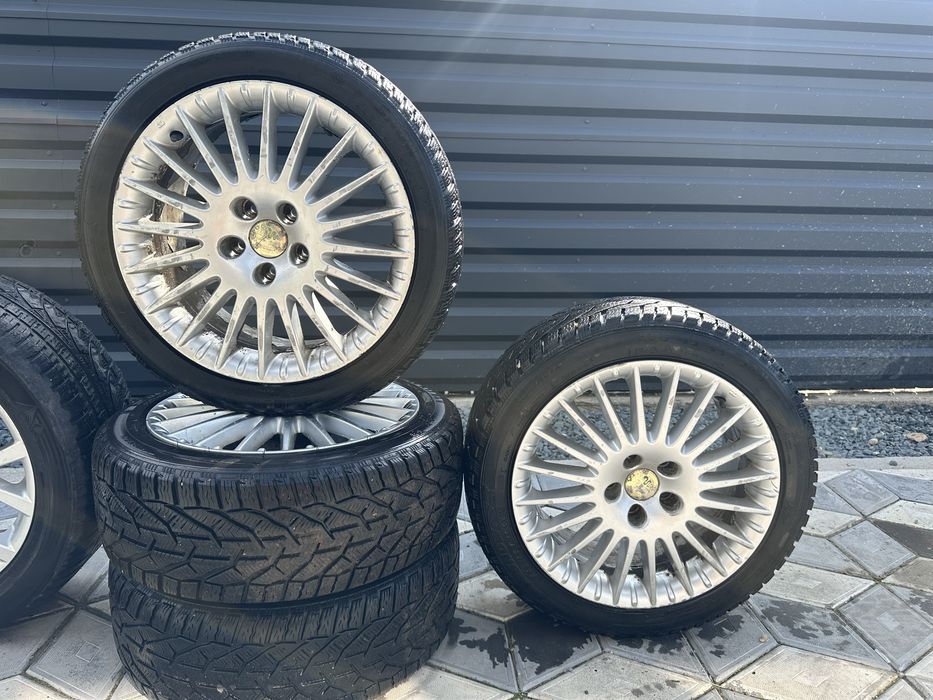 Jante aliaj R17 Alfa romeo 5x110 / 5 x 110 + cauciucuri iarna noi 225 / 45 / R17  - 225/45/R17