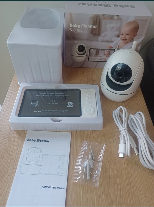 Видео бебефон 5.0 инча, 1080P - Чисто нови!