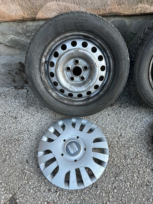 4бр. джанти с тасове и гуми 16" 5х112 - Seat Alhambra, VW Sharan