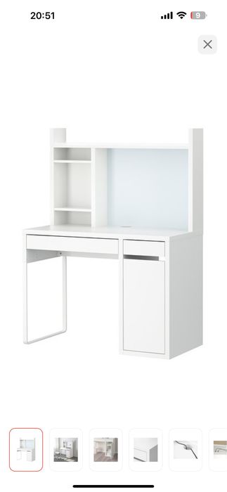 Стол письменный IKEA с полками