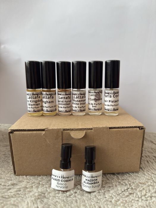 Комлект отливки от дубайски парфюми - Lattafa и Paris Corner