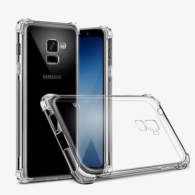 Samsung S8 S9 S10 Plus Husa Protectie Colturi Din Silicon Transparenta