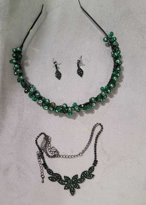 Диадема , колие + обици