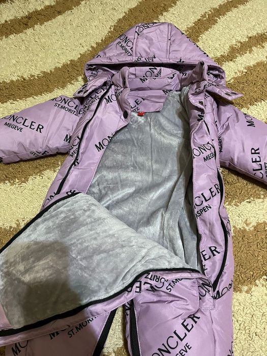 Зимний комбинезон трансформер для девочки