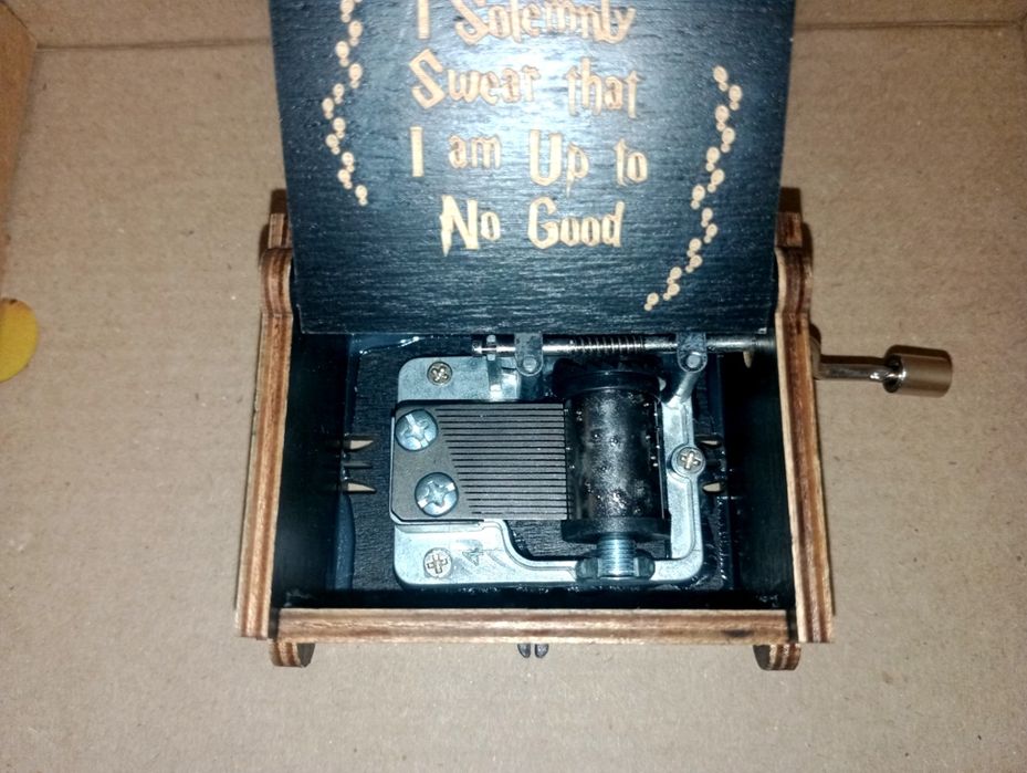 Шкатулка шарманка Harry Potter