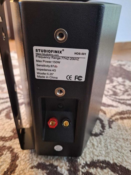 Boxe StudioFinix 600w 5.25" - Set 4 bucati, NOI