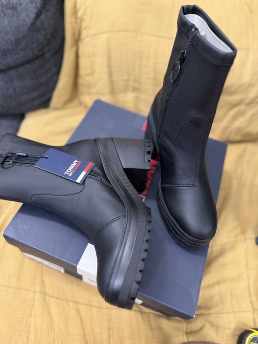 Tommy Jeans Heeled Boot botine cu toc marimea 39 noi originale
