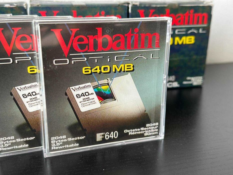 Флопи Диск Verbatim Optical 640MB 3.5” MO Дискета