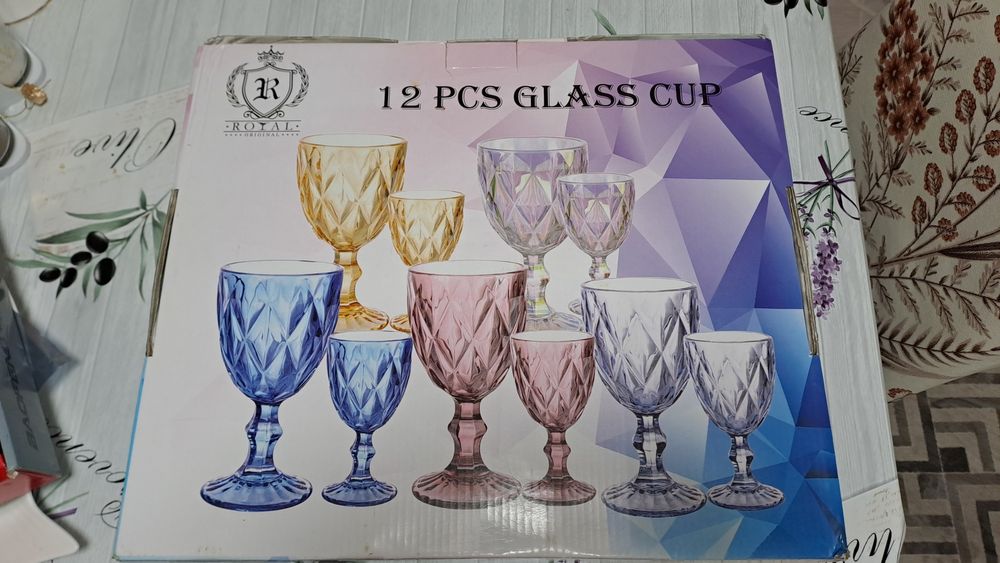 Набор бокалы+рюмки