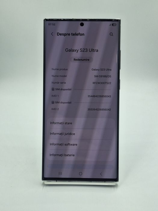 Samsung S23 Ultra 512Gb 12Gb ram Factura/Garantie #55502