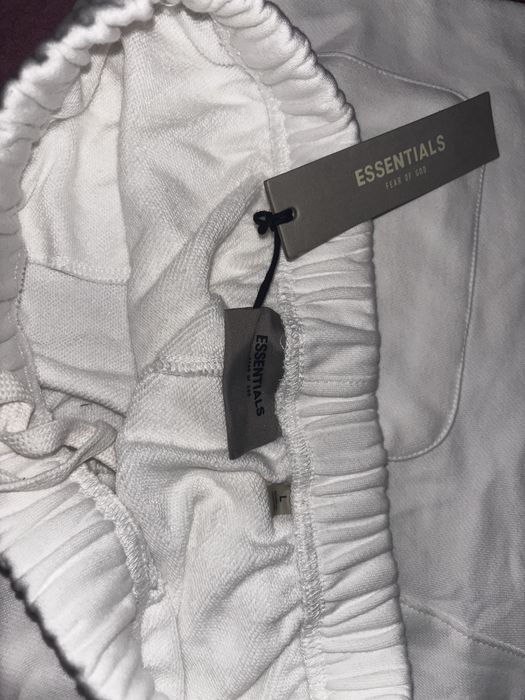 Pantaloni scurti essentials alb