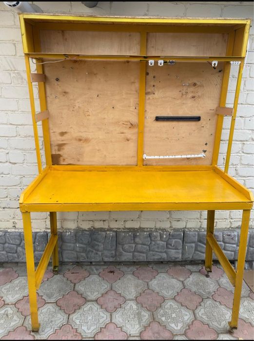 верстак железный самодельный