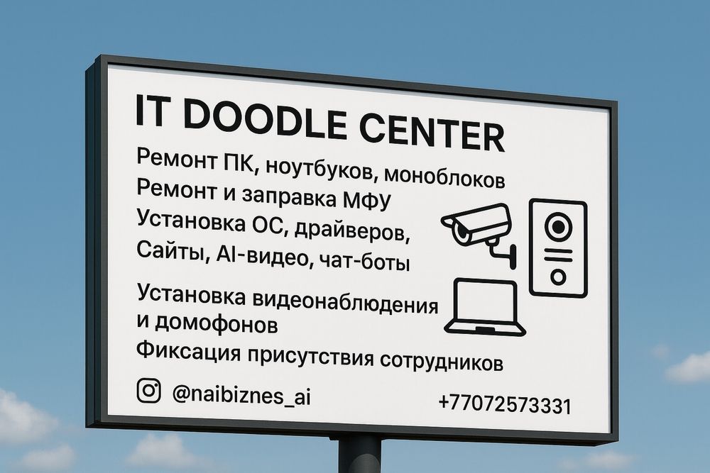 Ремонт ПК, ноутбук, моноблоков, цв и ч/б принтер, заправка картриджей