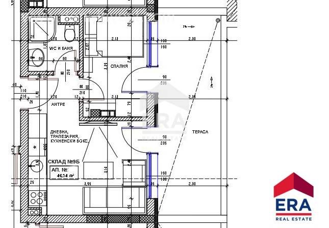 Двустаен апартамент в новострояща се сграда в Поморие