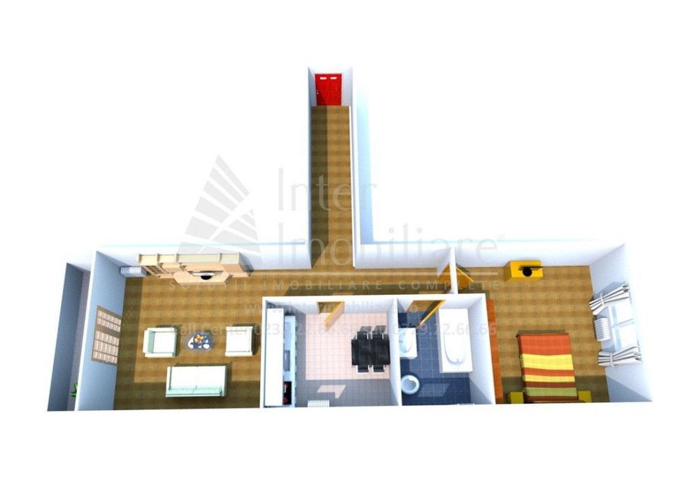 Apartament 2 camereRediu-Popas Pacurari,60mp,et.1,parcare Cod:152508
