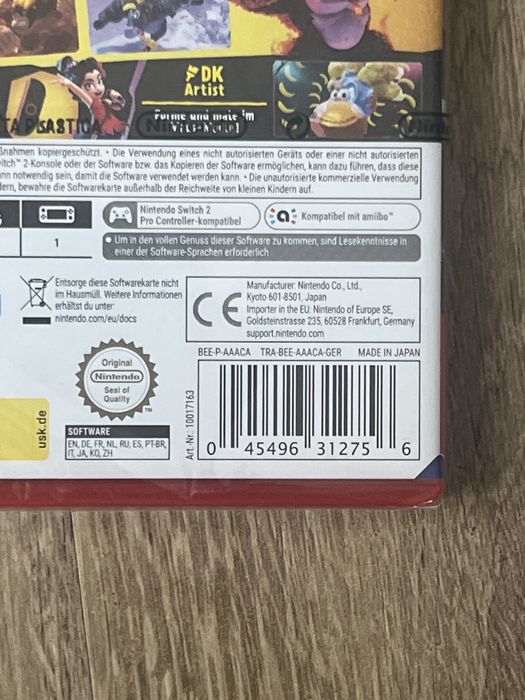 Donkey Kong Bananza.    Nintendo Switch 2(jocul este nou, sigilat)